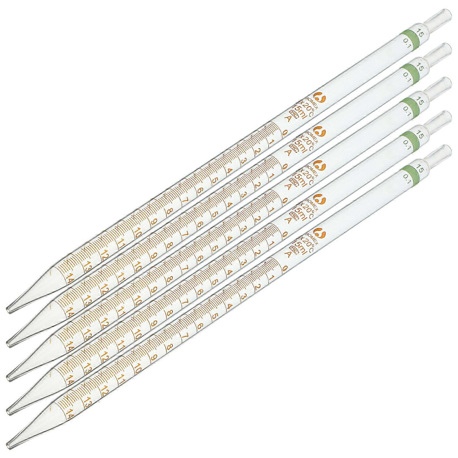 Glass Pipette Dropper for Experiment Use 20Pcs Laboratory Measurement Device