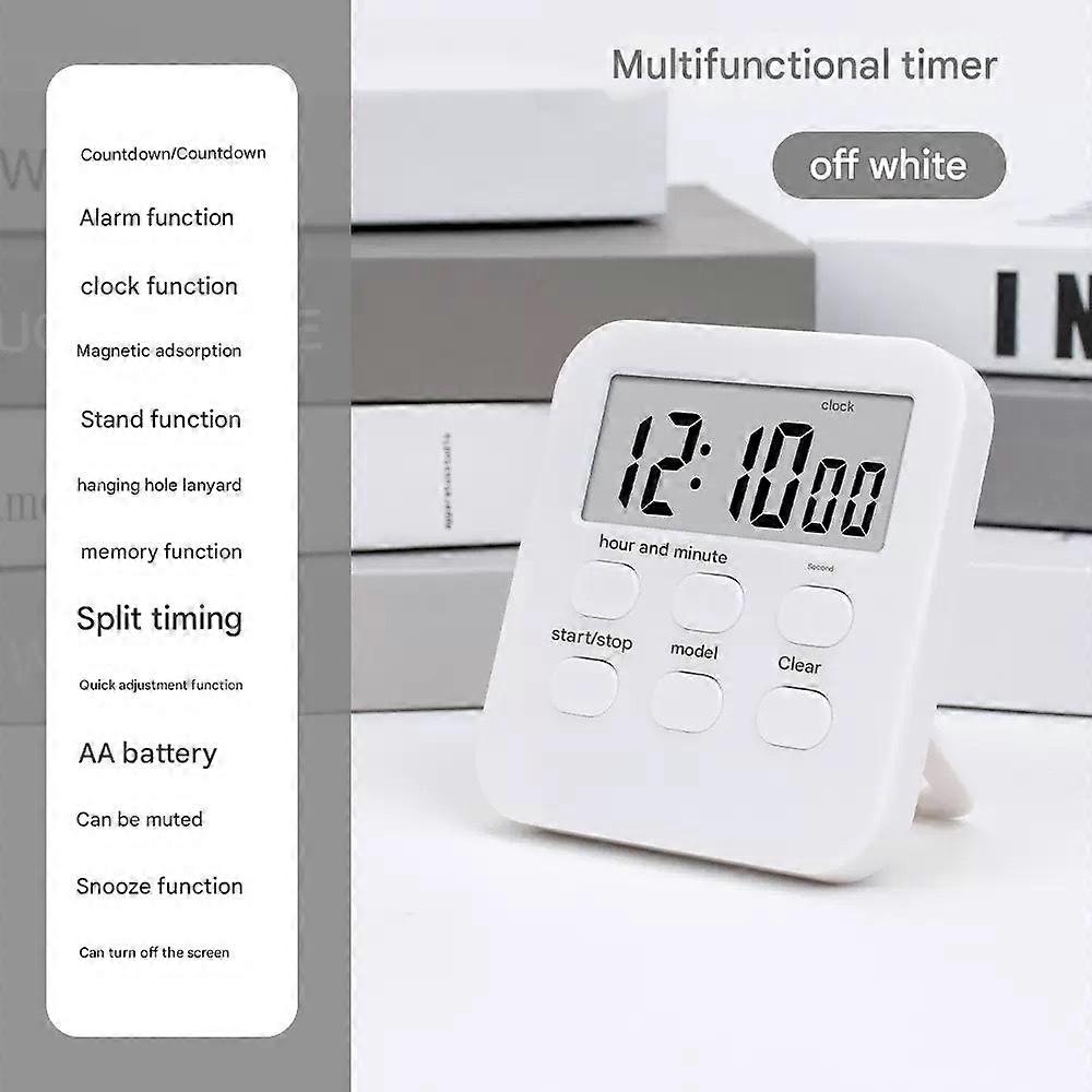 Countdown Timer for Study, Office, Exam, Home Baking - Silent with Stand