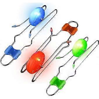 Retro lysende gyrohjulsæt til børn – 3 stk., 8,5" snurretoplegetøj med LED-effekter, sensorisk og autistisk legetøj, kompatibel med STEM-læring