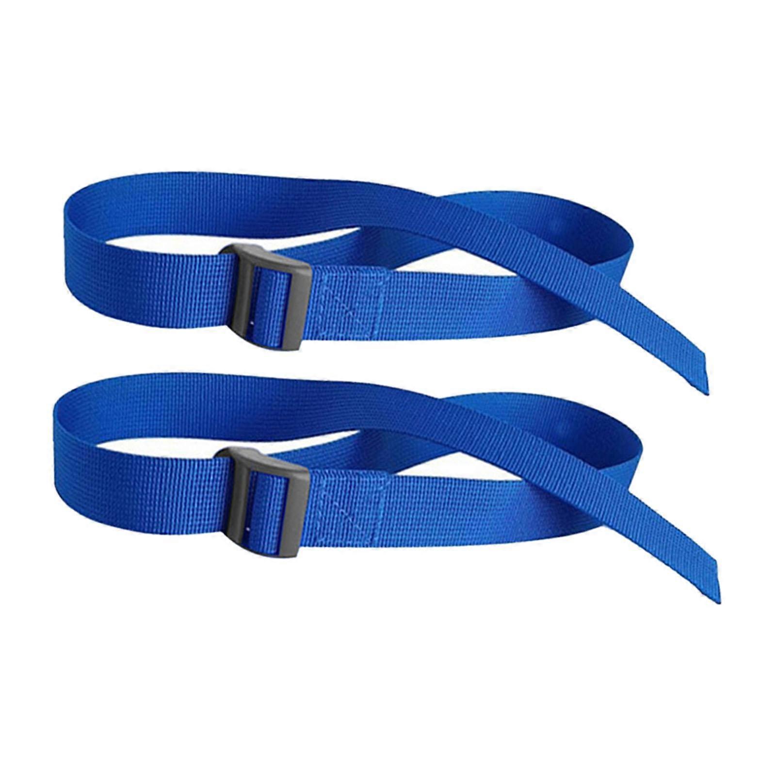 Rowing Machine Foot Straps Adjustable Leg Exercise Easy Installation Reusable