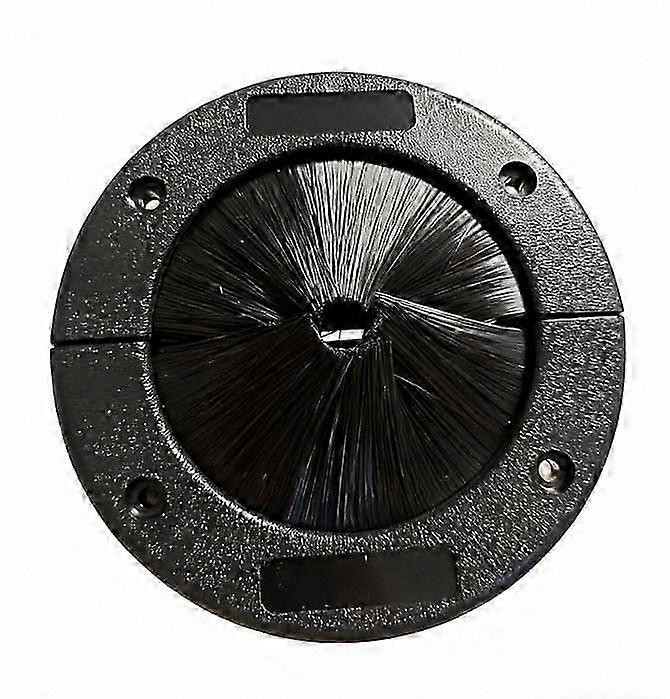 Split Design Raised Floor Brush Cable Grommet for Data Center, Dust Blocking, 1 Pack
