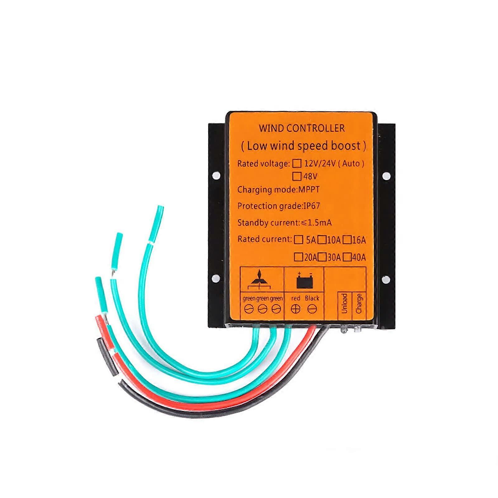 48V Waterproof MPPT Wind Turbine Charge Controller for Efficient Low Wind Speed Charging
