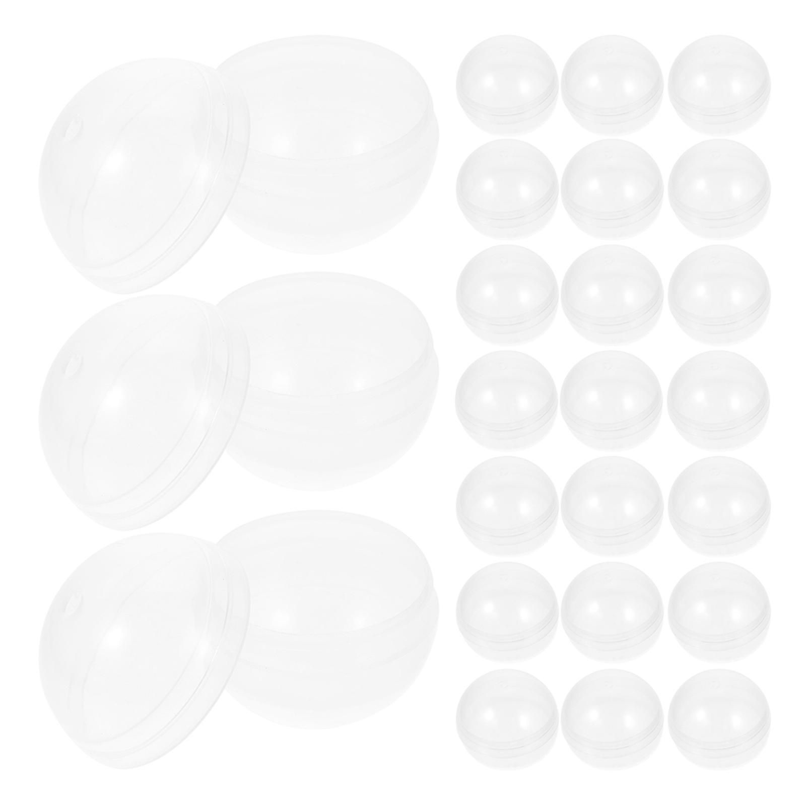 Plastic Vending Machine Transparent Capsules for Storage Use 200Pcs