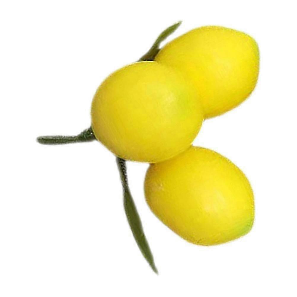 Simulation Lemon Prop for Photography Decoration Multi Color Plastic