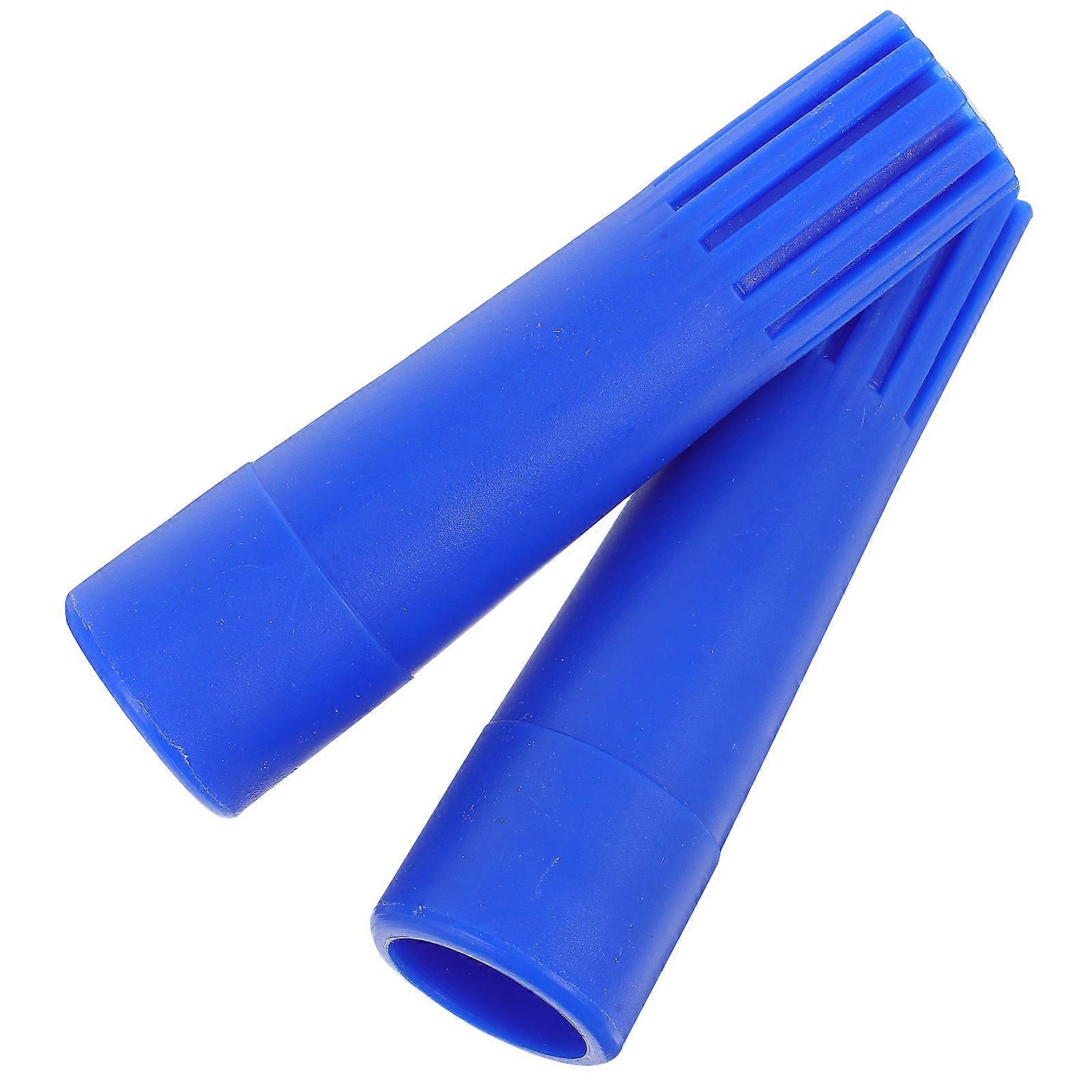 Mop Connector Threaded Pole Adapter for Household Cleaning 2Pcs Blue