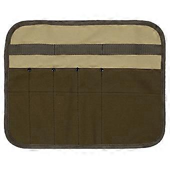 Cutlery Bag Outdoor Storage Organizer for Camping Use 1Pcs Brown