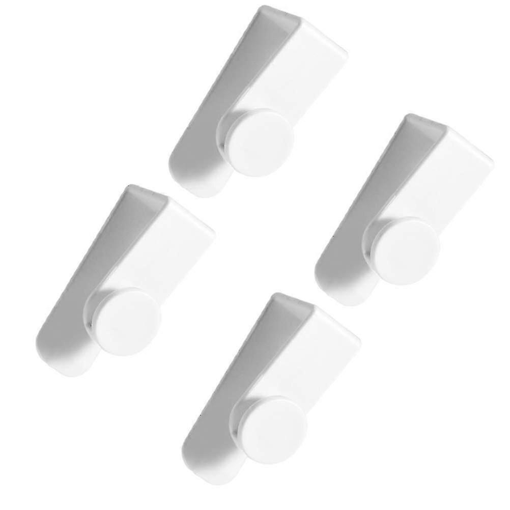 No Trace Door Back Hooks Multifunctional Plastic Hooks for 4Pcs Hanging
