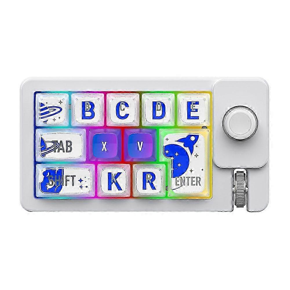 Programmable Macro Mechanical Keyboard Tri-Mode Bluetooth Wireless Keyboard