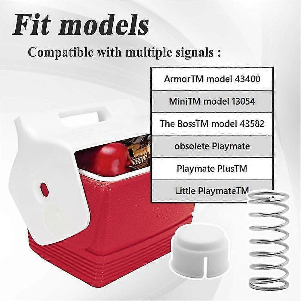 Cooler Replacement Button and Spring, Replacement Kit for Igloo Playmate Cooler Replacement Parts LX
