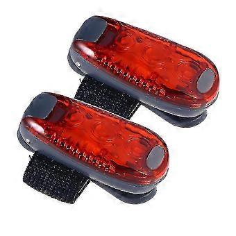 LED-veiligheidslichtclip op stroboscooplooplichten voor hardlopers, honden, fietsen, wandelen (rood licht)