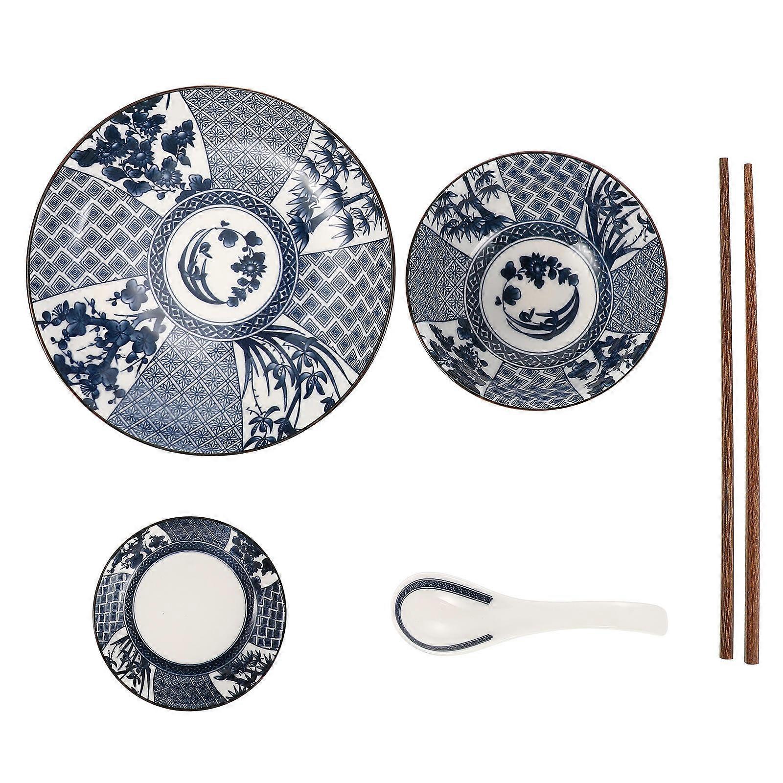 Ceramic Tableware Japanese Style Tableware for Household Use 1Set