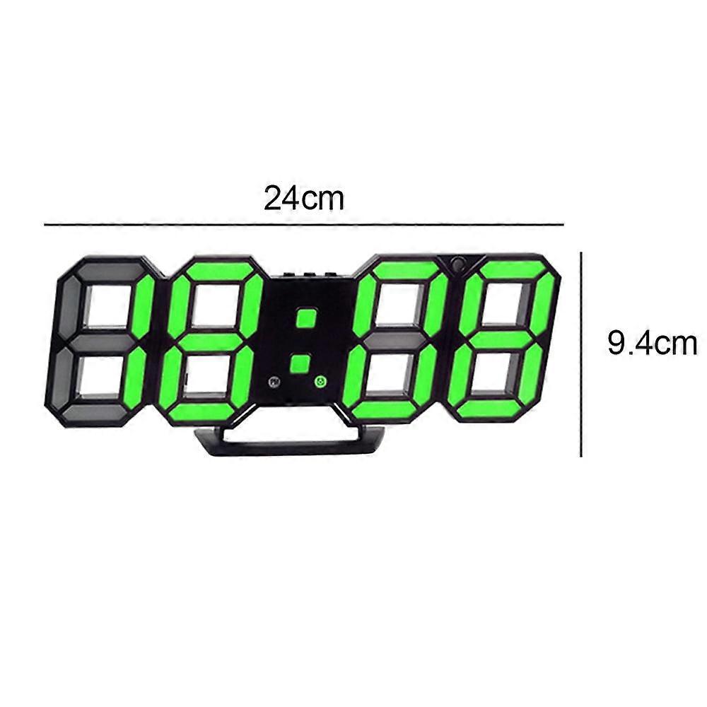 3D LED digital clock alarm clock digital wall clock stereo clock