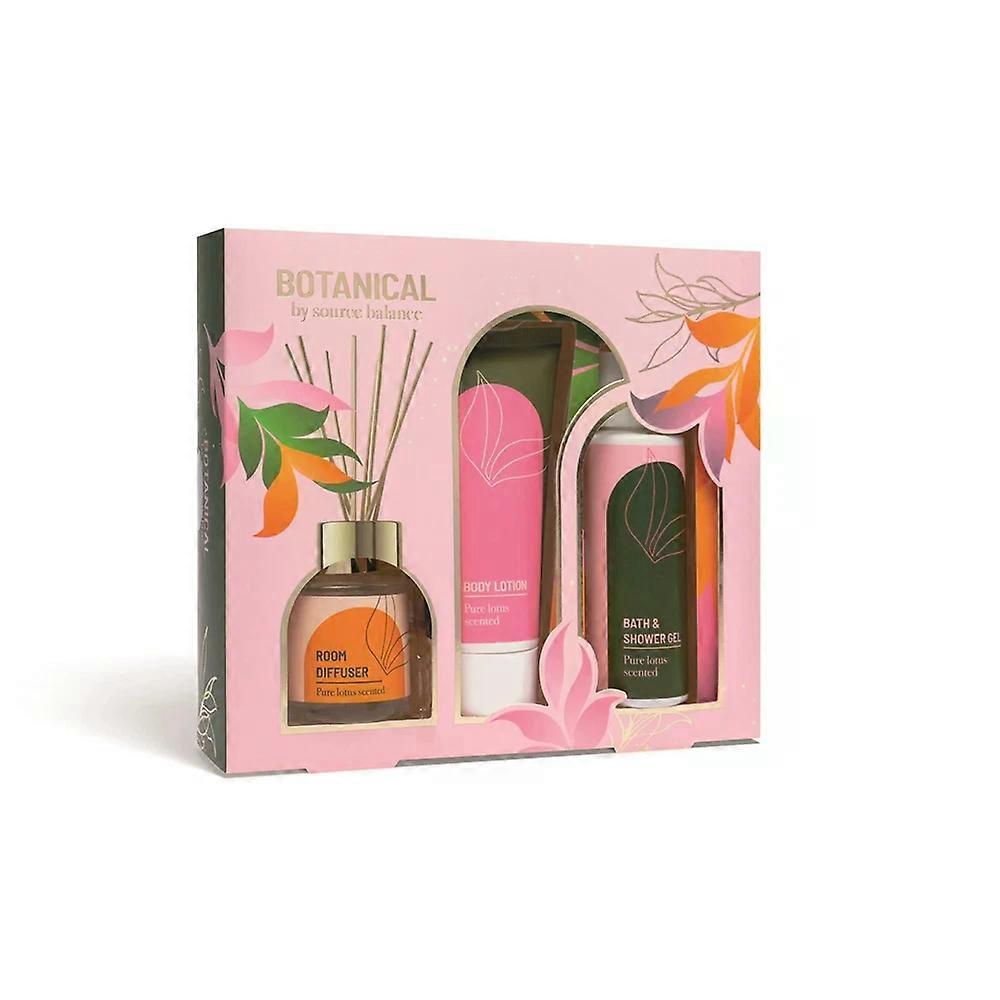 Source Balance Botanicals Bath Gift Set with Diffuser
