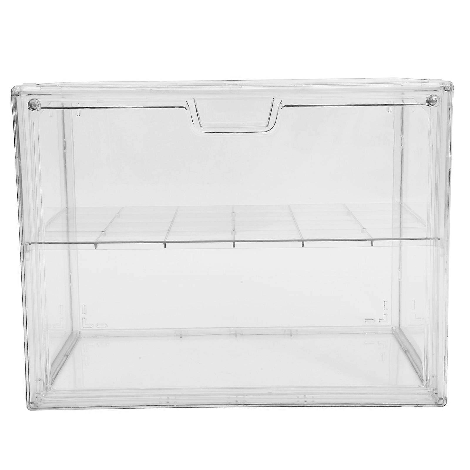 Bread Box for Kitchen Countertop Clear Double Layered Bread Container for Freshness Bread Box