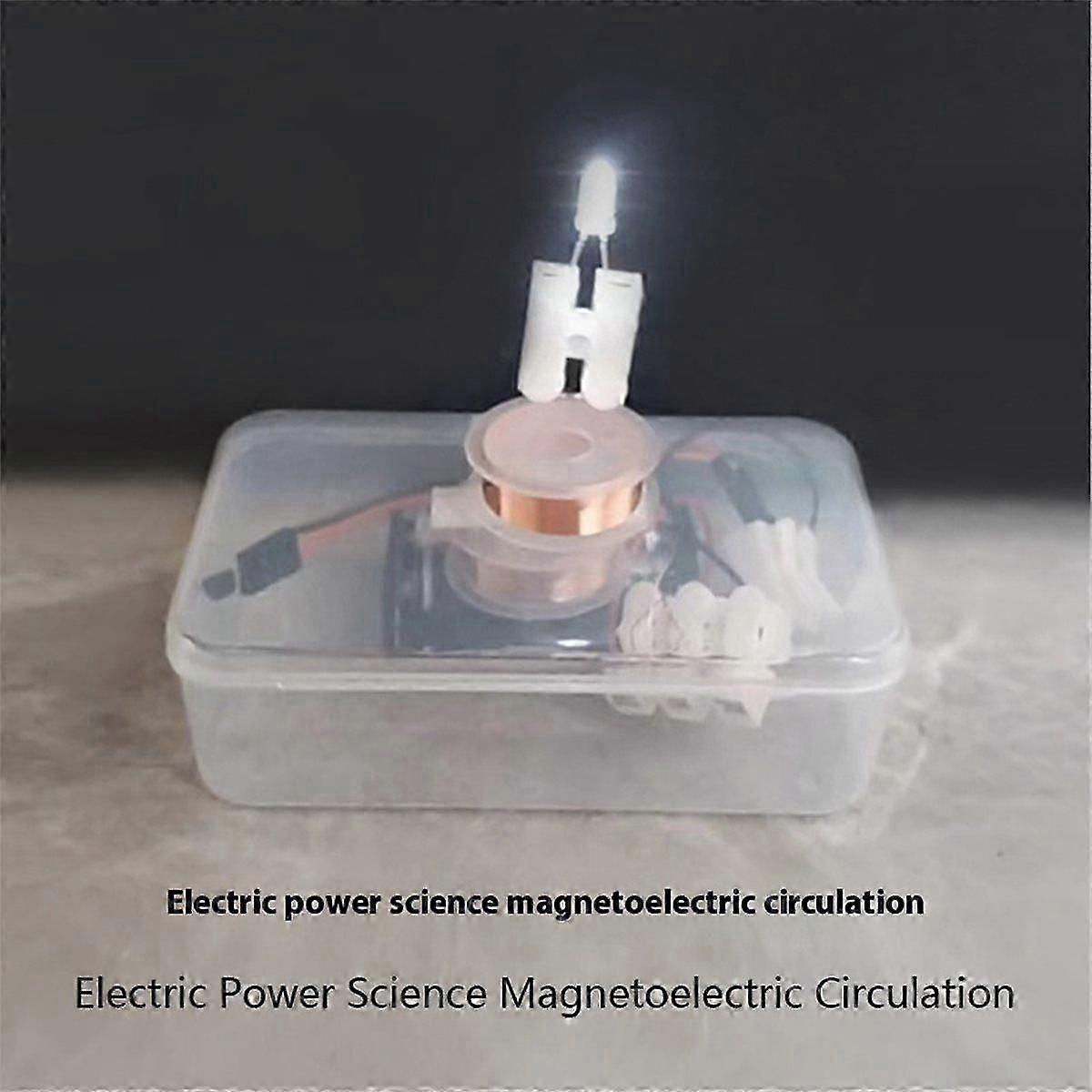 Electromagnetic Experiment with Space Separation and Electricity Extraction DIY Technology School E