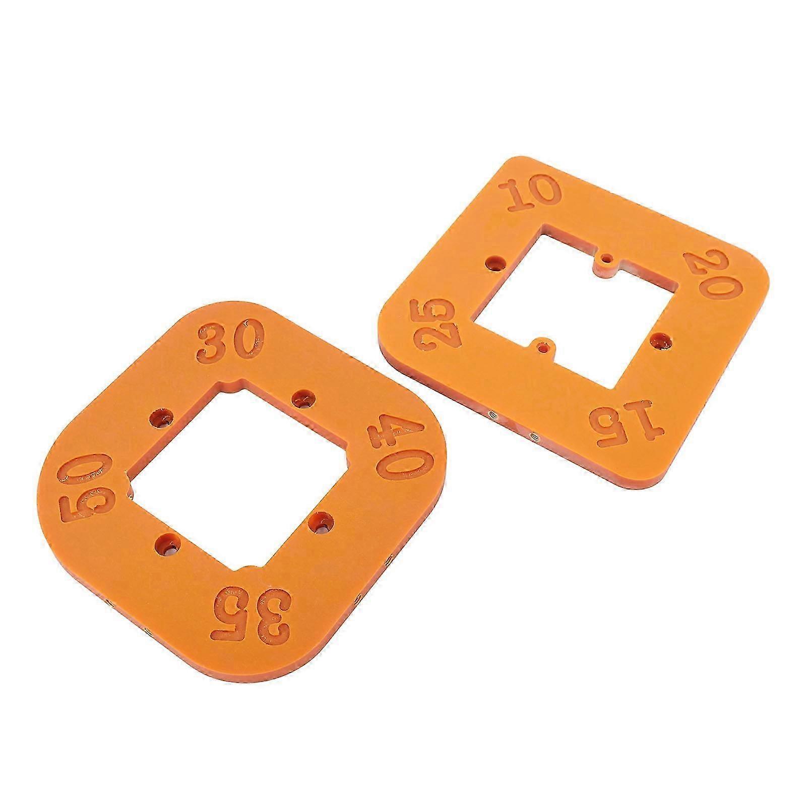 Round Corner Template R10-R50 Engineering Plastic Router Jig with 2 Bits