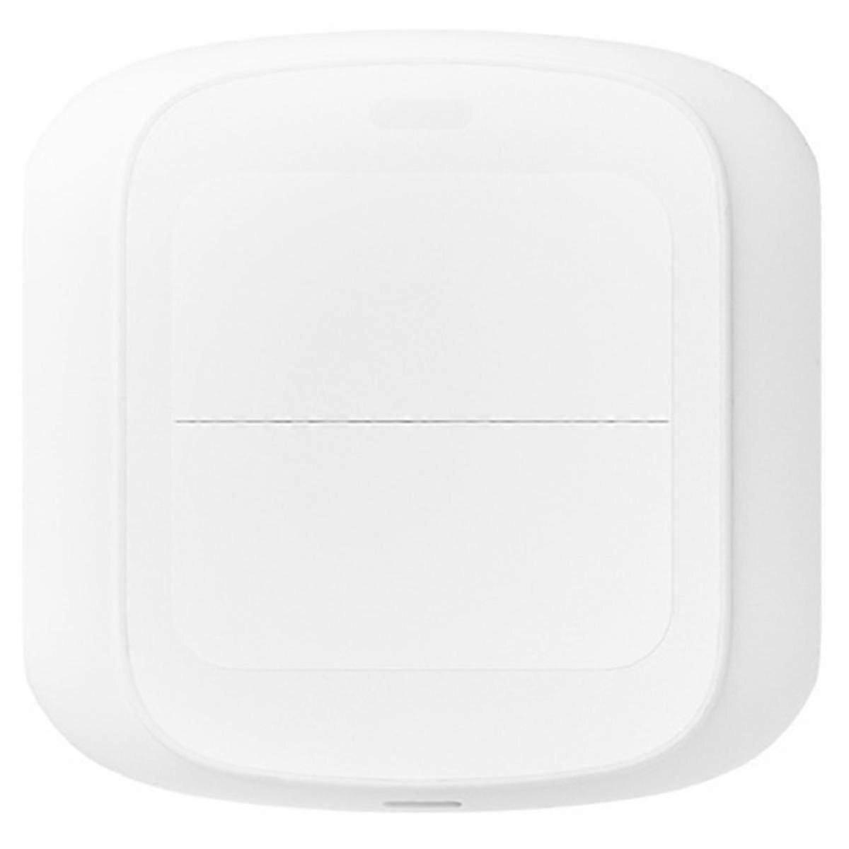 compatible Zigbee Tuya Smart Wifi Mini Two-button Remote Control Switch, Compatible With And Home_Special Gift