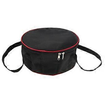 Camping Dishware Case with Padded Protection for Plates and Utensils, Outdoor and RV Travel