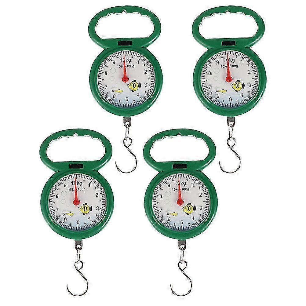 Plastic Hook Scale Spring Scale for Weighing 4Pcs Portable Design