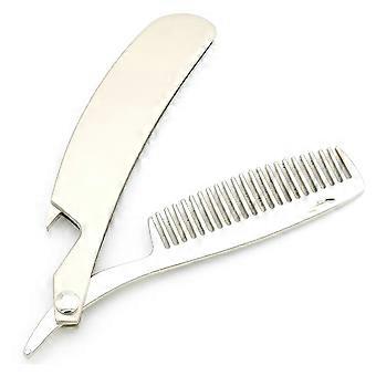 Pente modelador de barba masculino, antiestático, para cuidados pessoais e penteados, com material hipoalergênico.