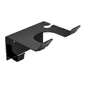 Suporte de parede para secador de cabelo em aço inoxidável.