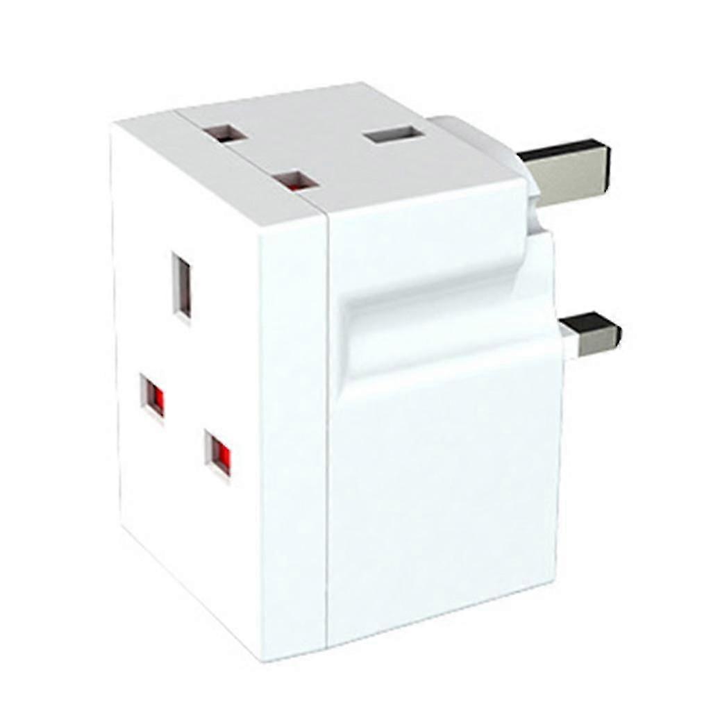 UK Plug Splitter 3 Way Wall Adapter Multi Plug Extension Socket 2026 New