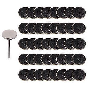 Pedicure Sanding Discs Foot Grinder for Dead Skin Removal with 50Pcs Black Discs