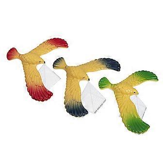 3pcs Vintage Balancing Eagle Toys With Clear Triangle Stand Ideal For Kids' Educational Fun Desk Decor For All Ages