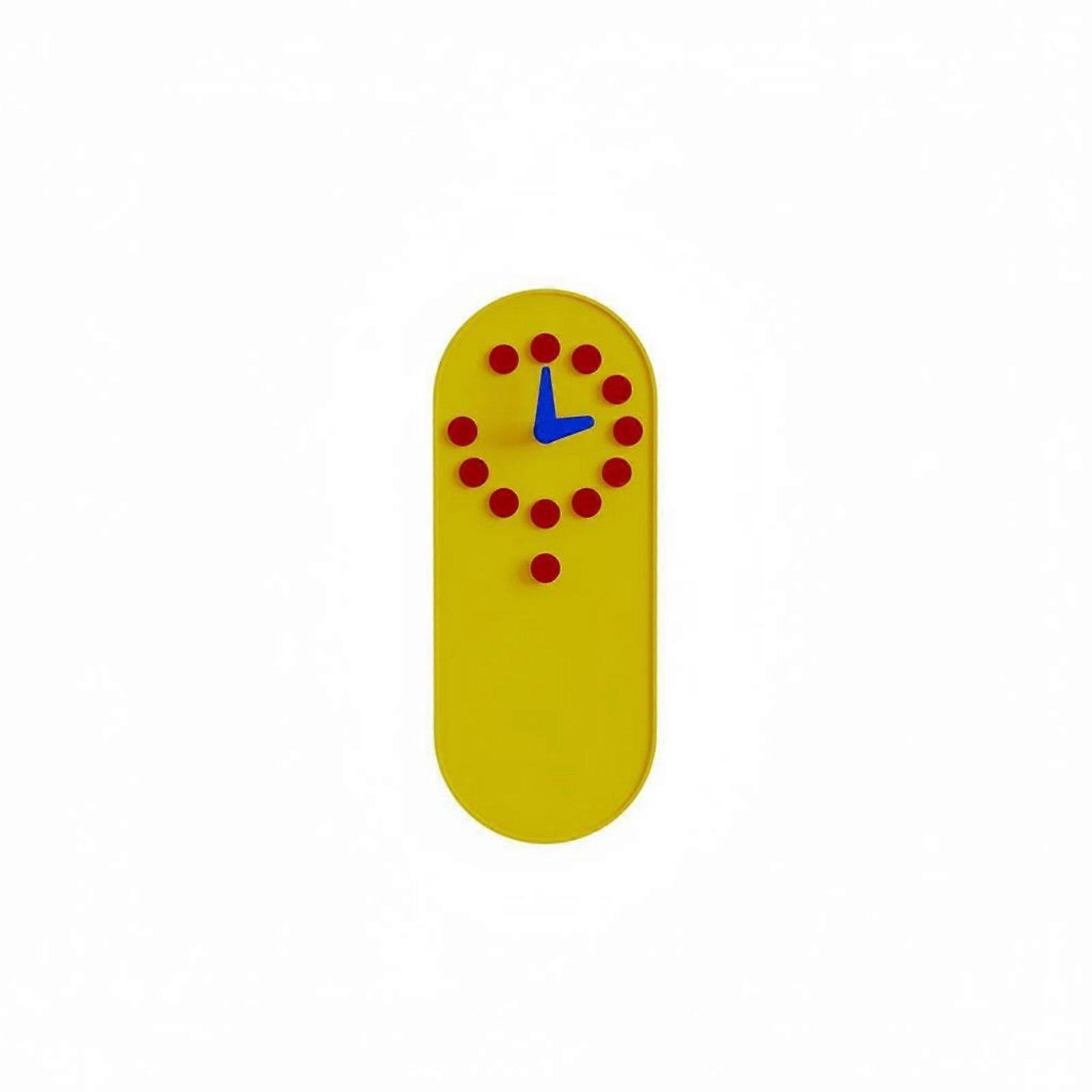 Geometric Decorative Wall Clock Creative Design Sticky Note Clock Removable for