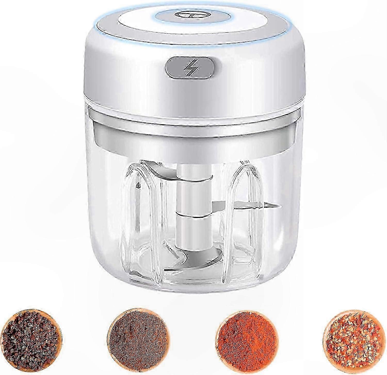 Mini Chopper 250ML Compact Electric Food Processor for Garlic Vegetables