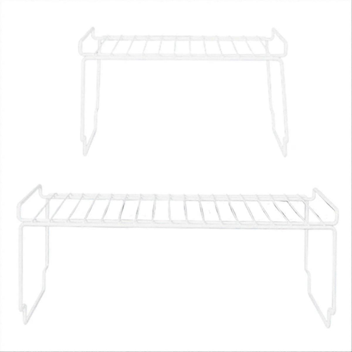 Kitchen Cabinet Organizer Storage Rack Holder White
