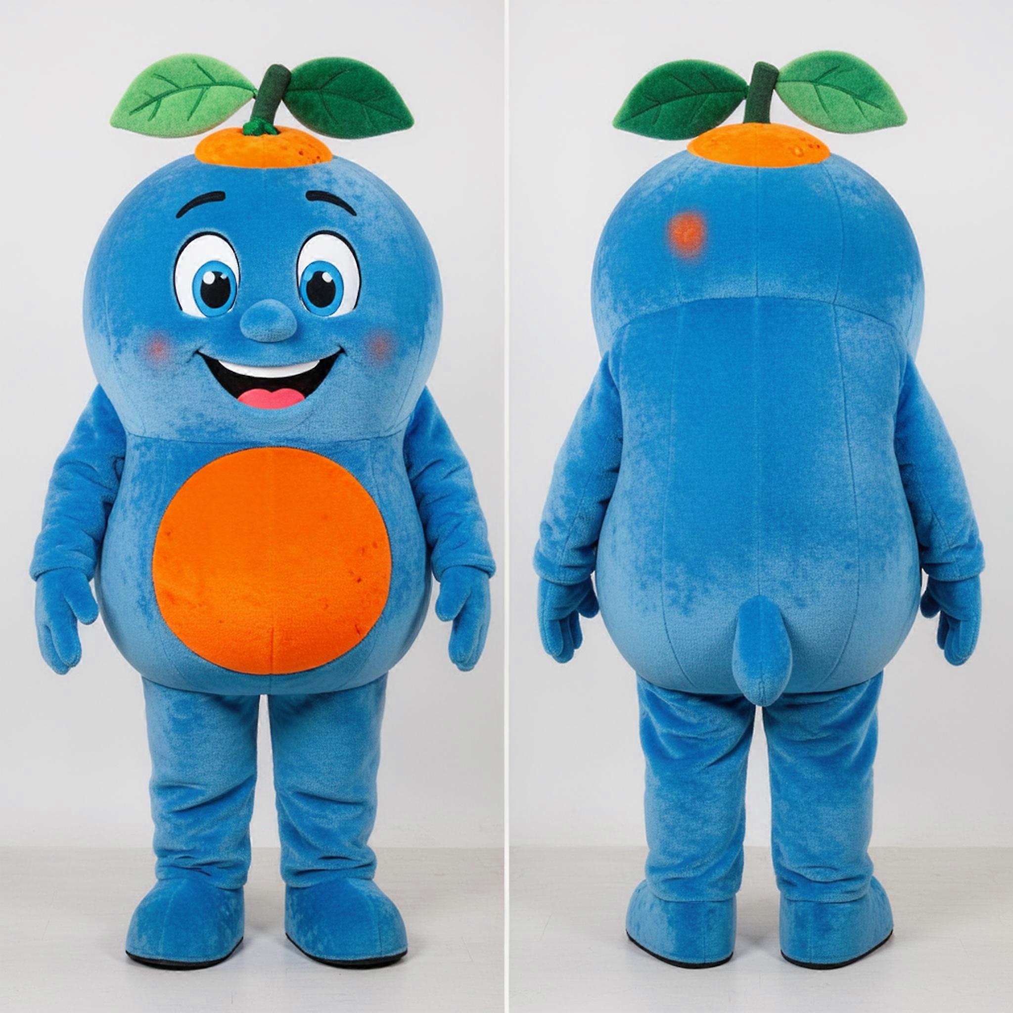 MASTICOT Vibrant Round Orange Mascot