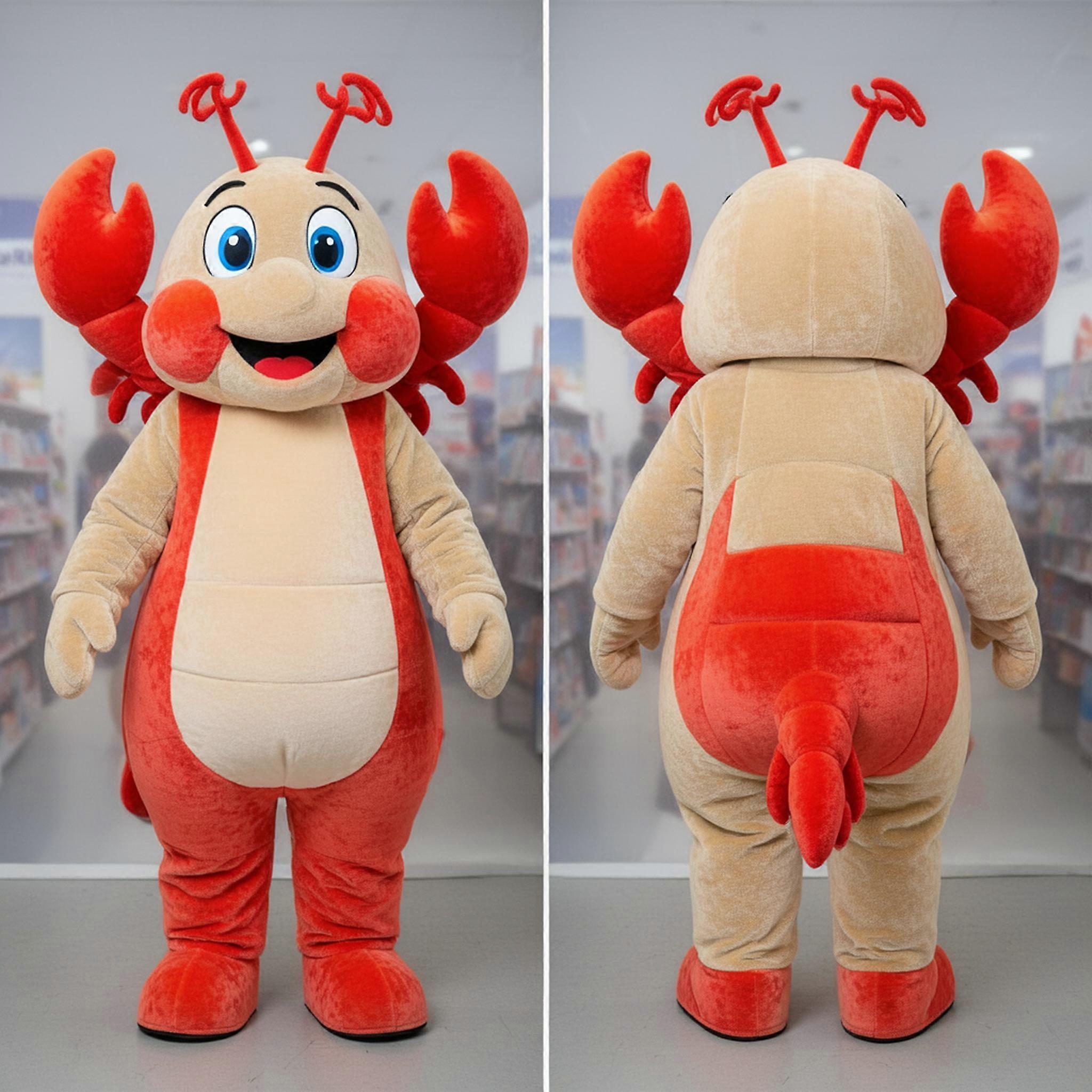 MASTICOT Beige Rounded Lobster Bisque Mascot