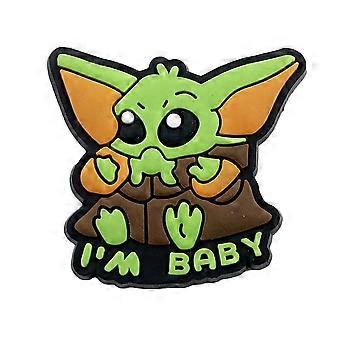 13 Pcs Baby Yoda Shoe Charms for Clog Sandals, Cute Shoes Decoration Charms for Teen Adults