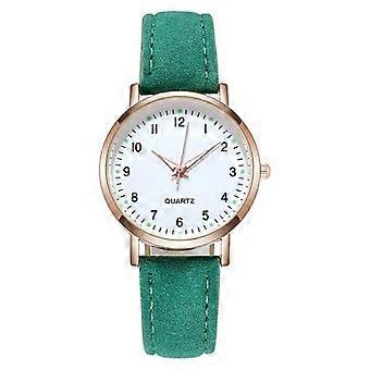 Quartz Armbandsur Sjlvlysande Klocka GRN grn grn