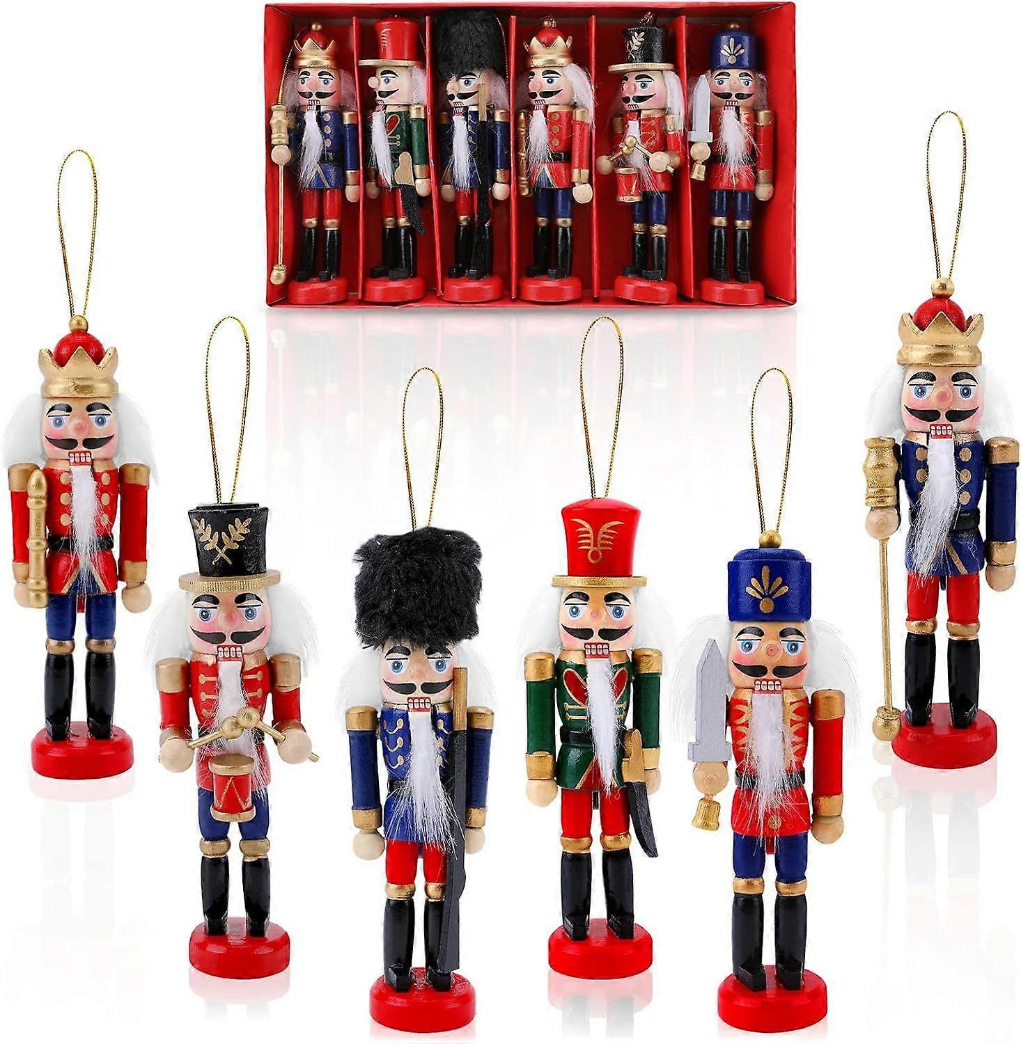 Vintage Miniature Nutcracker Decorations For Festive Parties