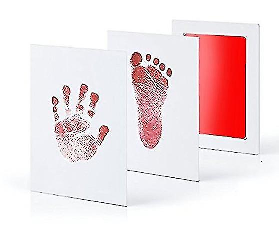 الطفل بصمة اليد بصمة الحبر منصات الهدايا التذكارية