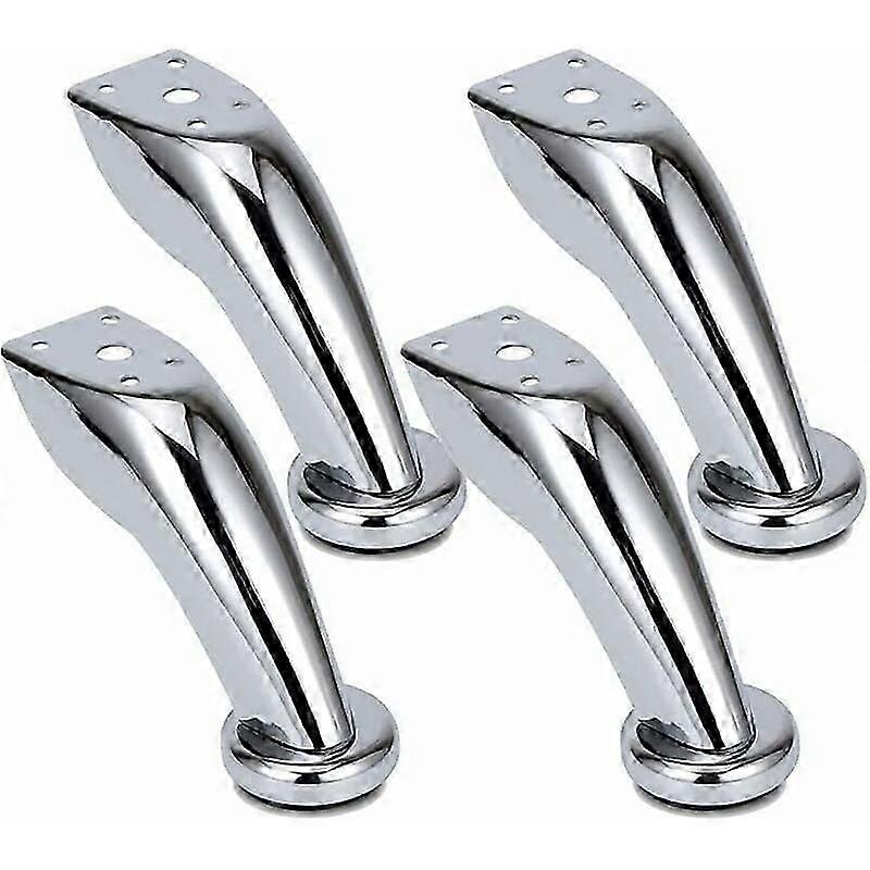 Thick Stainless Steel Sofa Legs, Chrome-Plated