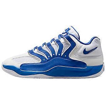Nike KD 18 Abrasion Resistant Low Top Buty do koszykówki unisex Biało-niebieskie IM0634-102