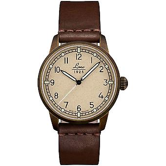 Laco gebraucht Look Uhr Analog Damen Automatik mit Rindsleder Armband 861786