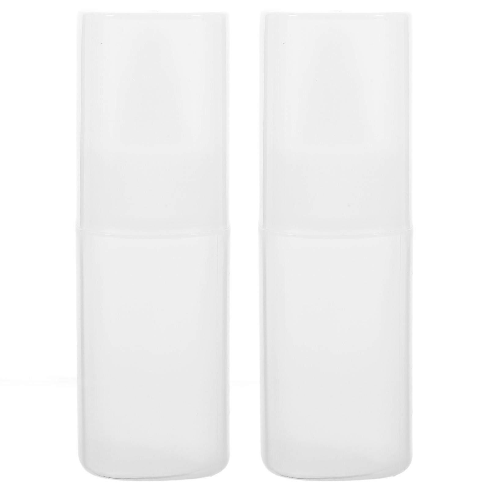 Transparent 2Pcs Portable Syrup Squeeze Bottles for Storage