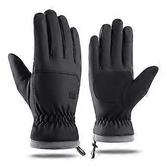 Warm Winter Cycling Gloves Waterproof Anti-Slip Full Finger Breathable Thicken TouchScreen Mittens Motorcycle