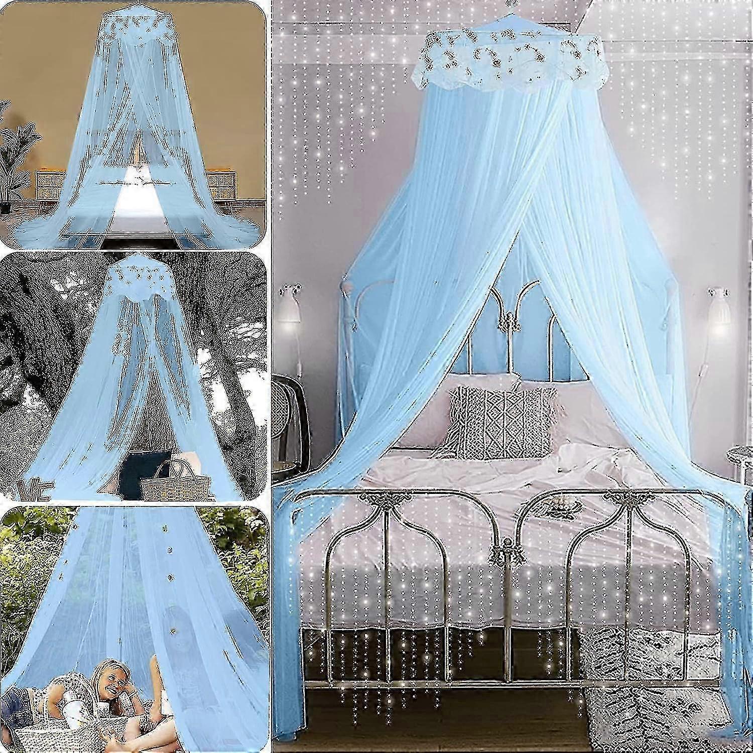 Soft Polyester Dome Mosquito Net Queen