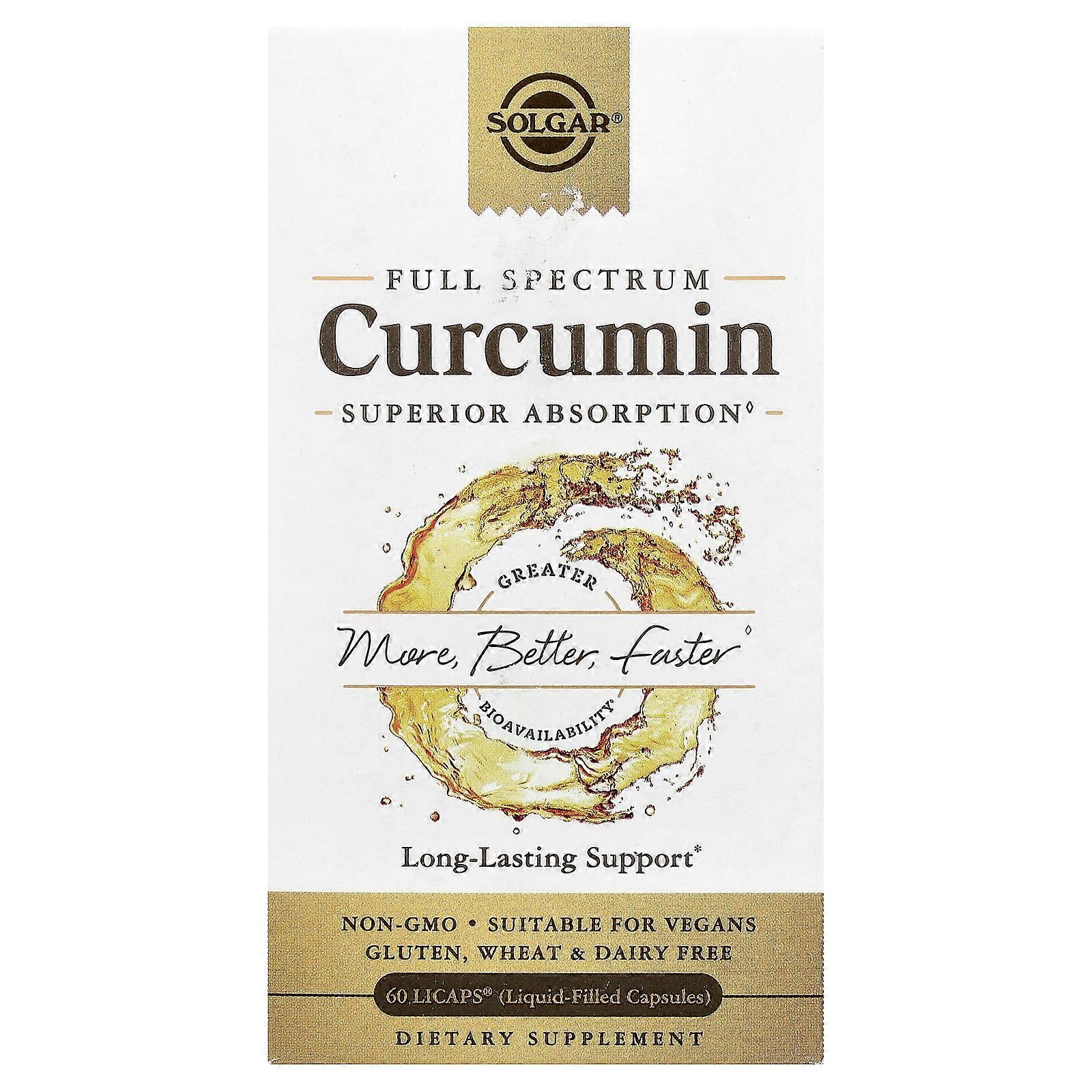 Solgar, Full Spectrum Curcumin, 60 Licaps