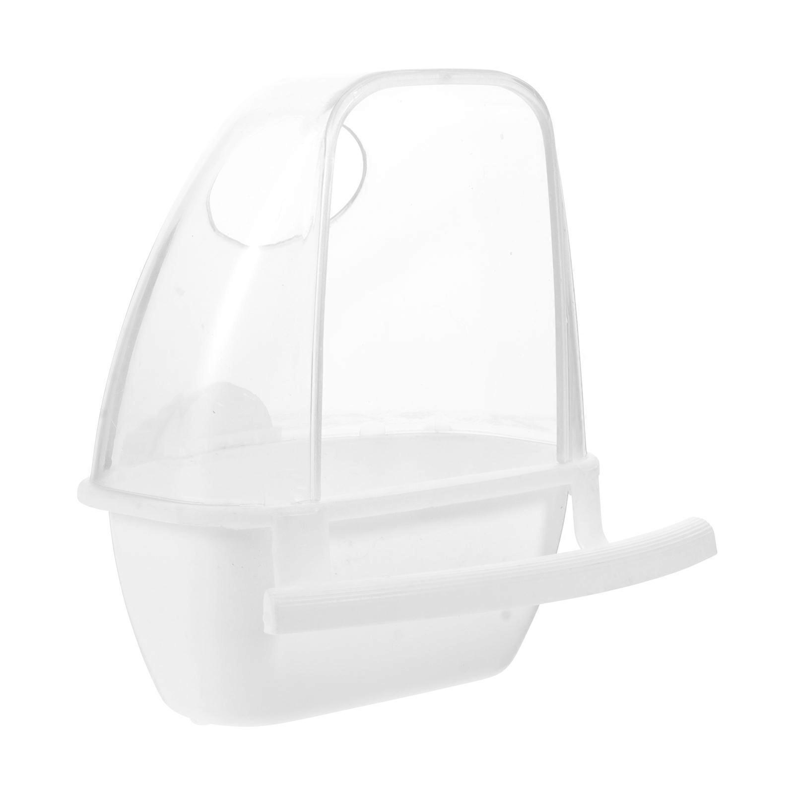 Splash-Proof Bird Feeder Plastic Bird Food Container for Pets