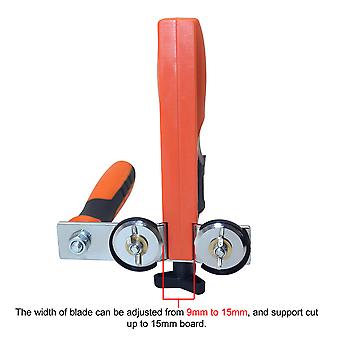 Plasterboard Fast Cutter With 3 Blades – 45° & 60° Chamfer Edger For Drywall, Softwood & Plastic – Hand Planer Tool With 10 Replacement Heads