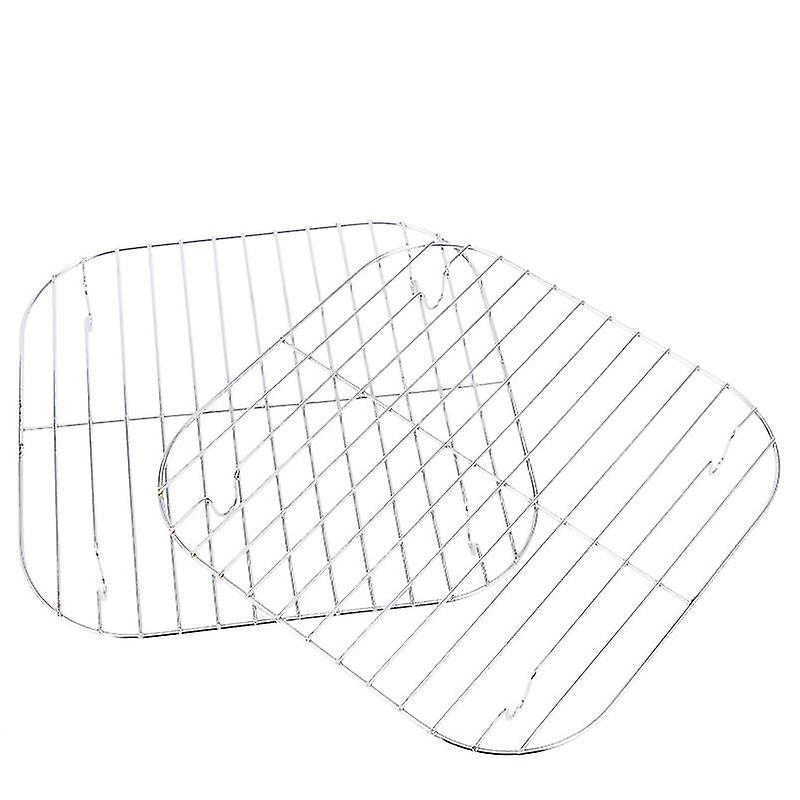 26X26x2cm Silver Pot Racks 2 Pcs Iron Steaming Racks Electric Food Warmer Steamer Racks Kitchen Gadg