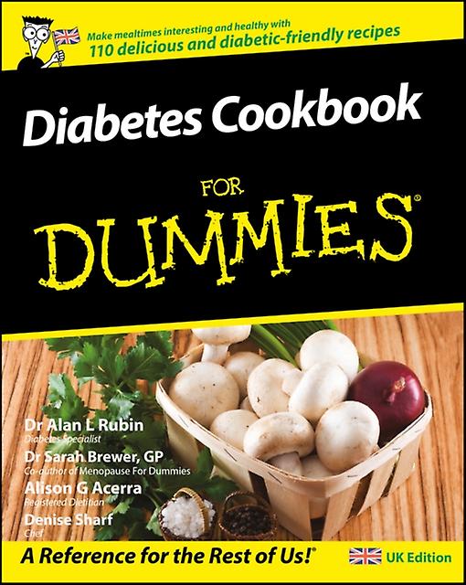 Diabetes Cookbook For Dummies Uk Edition by Sarah Brewer Paperback