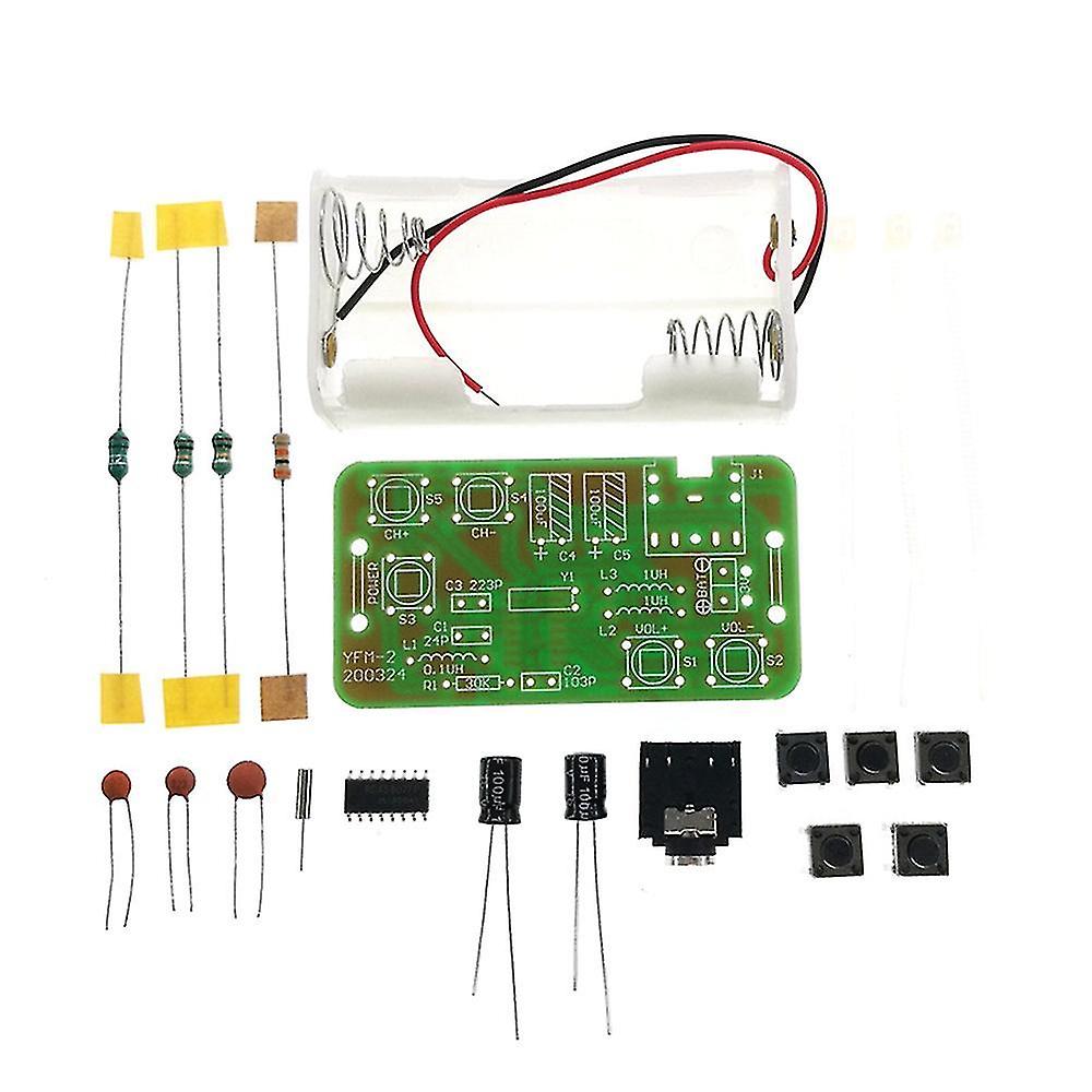 Diy Radio Kit Fm Stereo Radio Learning Patch Components Welding Assembly Production Kit