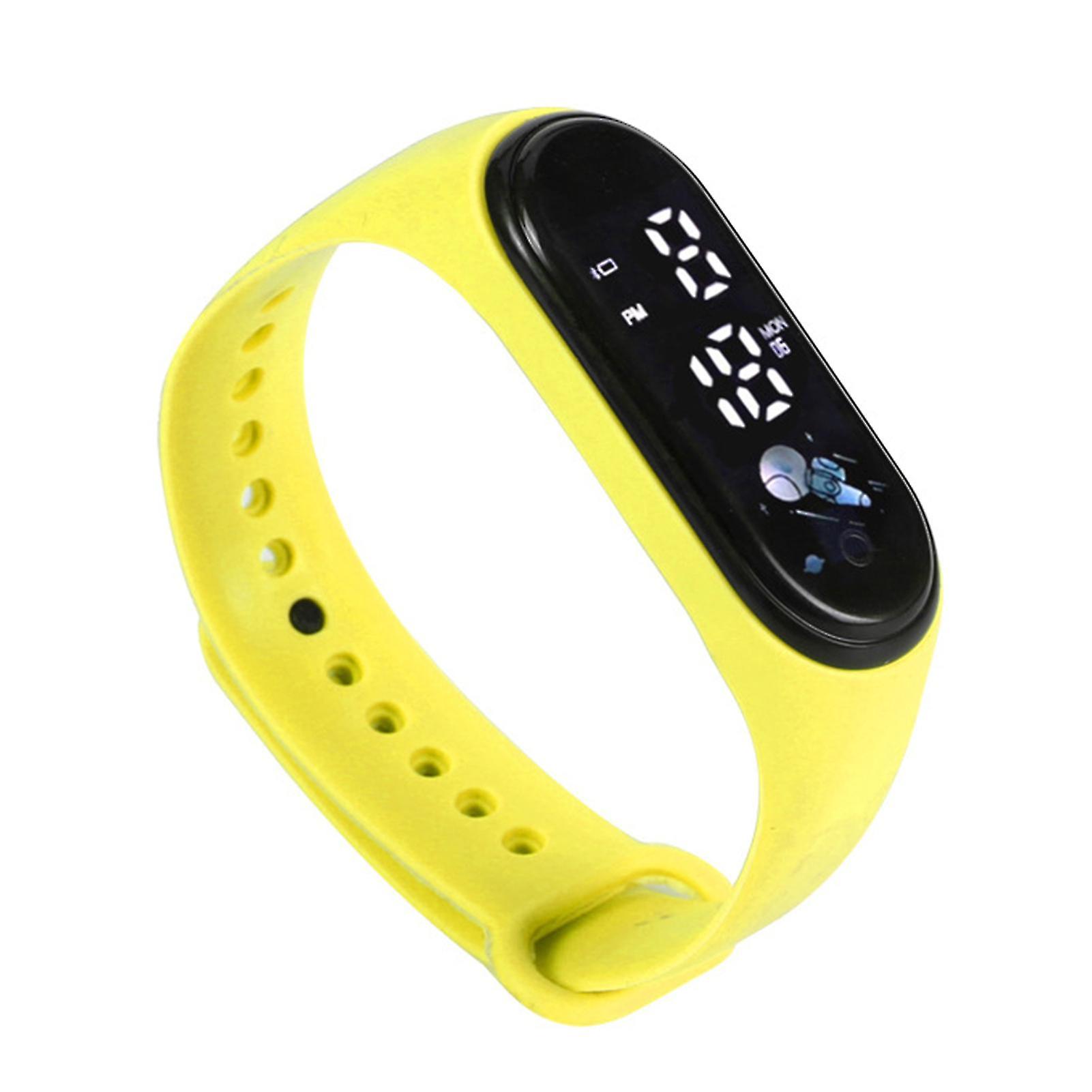 سوار جديد بقيادة ساعة إلكترونية رائد فضاء مقاوم للماء الرياضة للأطفال طالب بقيادة سوار ساعة إلكترونية